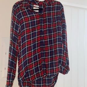 Loose flannel